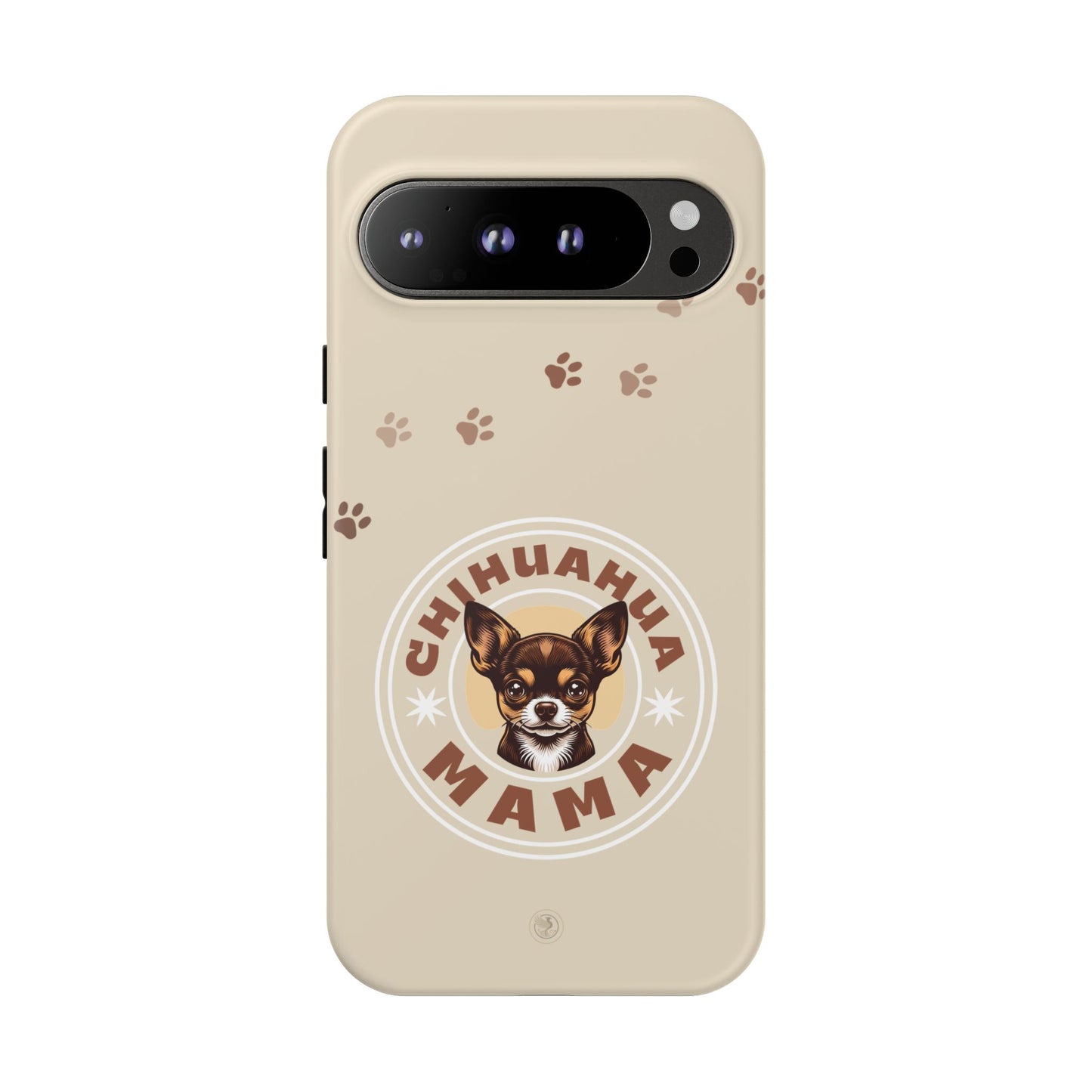 Chihuahua Mama - (Brown) Tough Dual Layer Phone Case