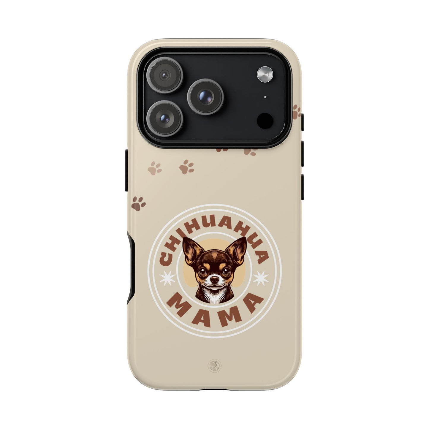 Chihuahua Mama - (Brown) Tough Dual Layer Phone Case