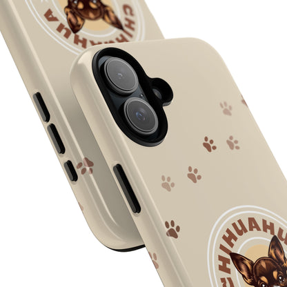 Chihuahua Mama - (Brown) Tough Dual Layer Phone Case