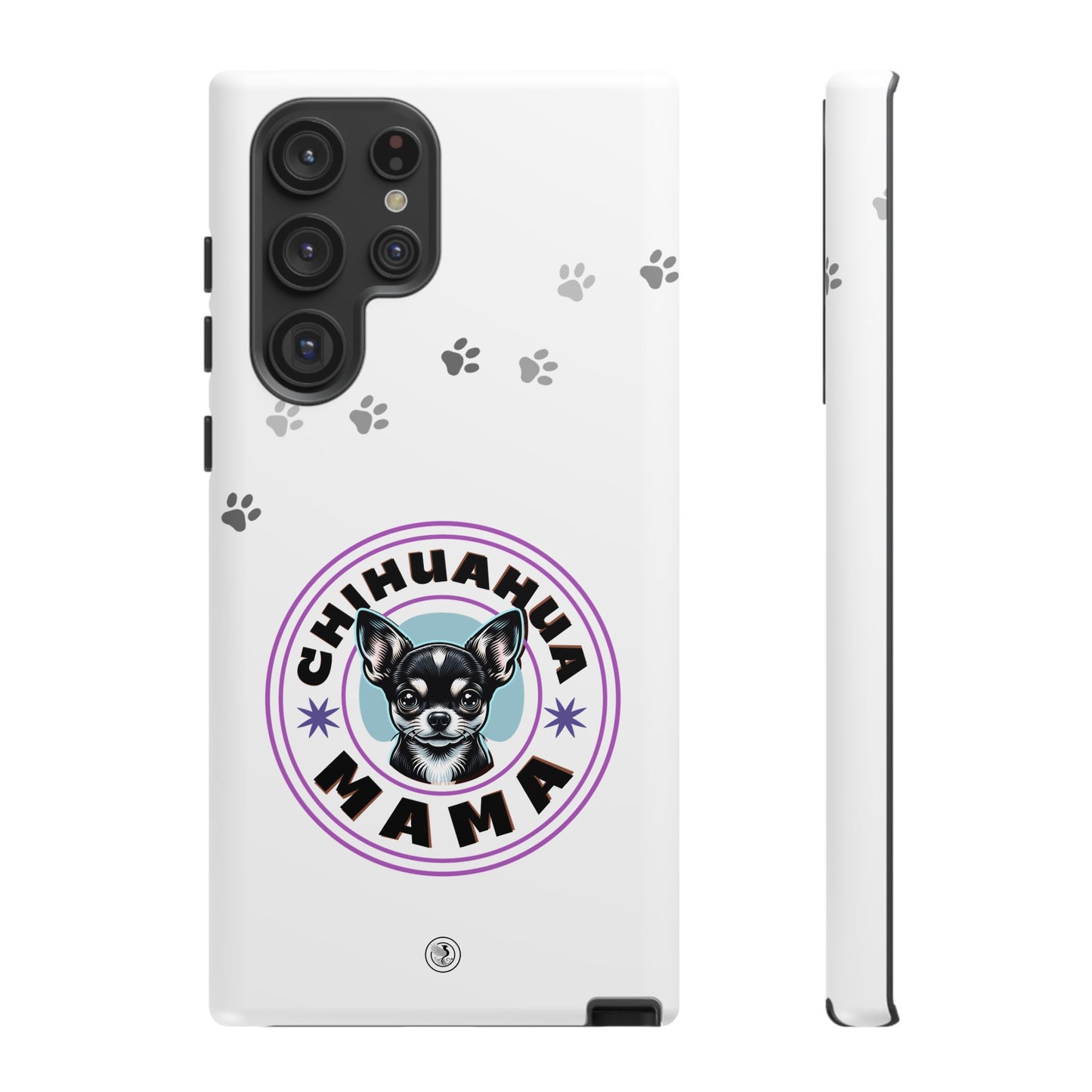 Chihuahua Mama - (Black) Tough Dual Layer Phone Case
