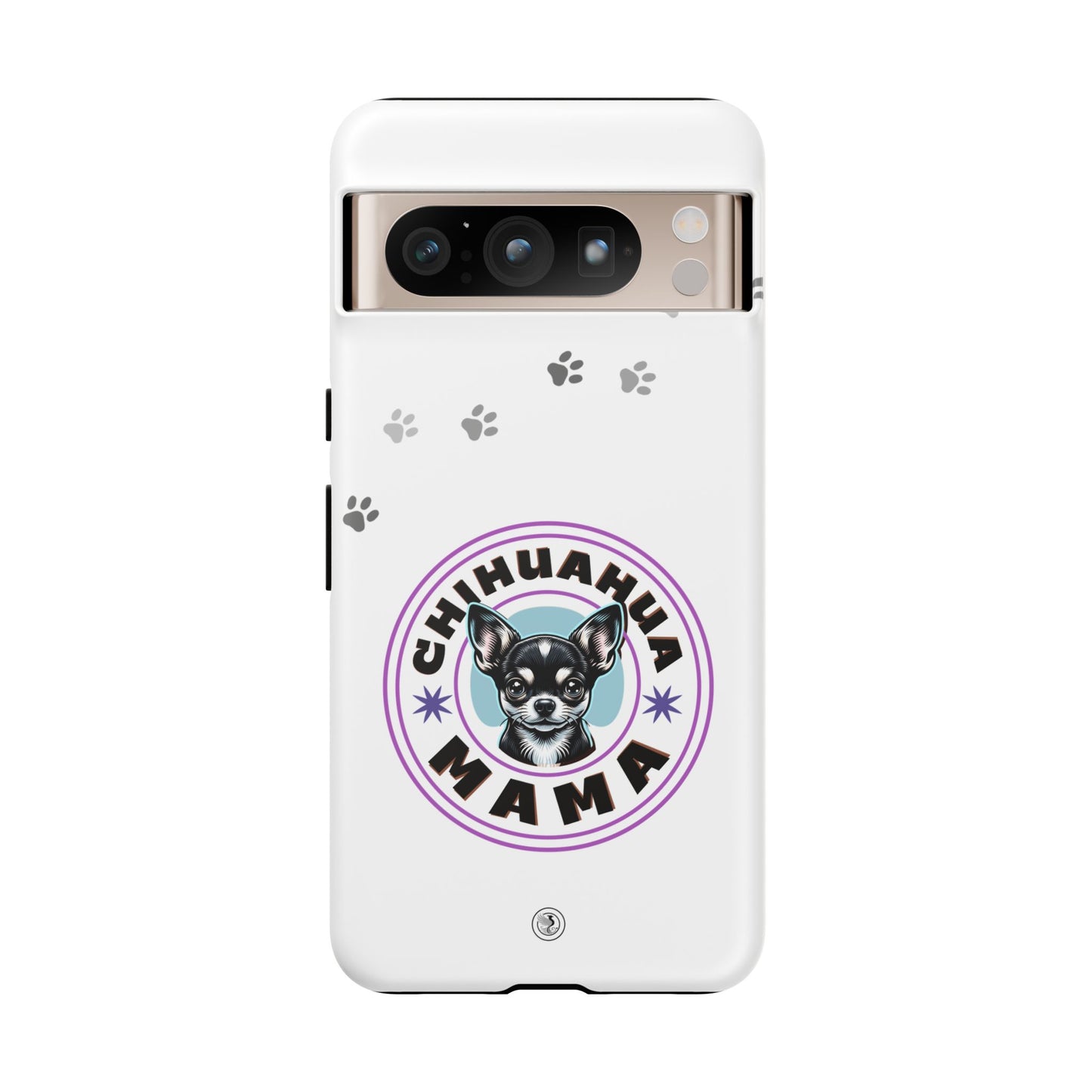 Chihuahua Mama - (Black) Tough Dual Layer Phone Case