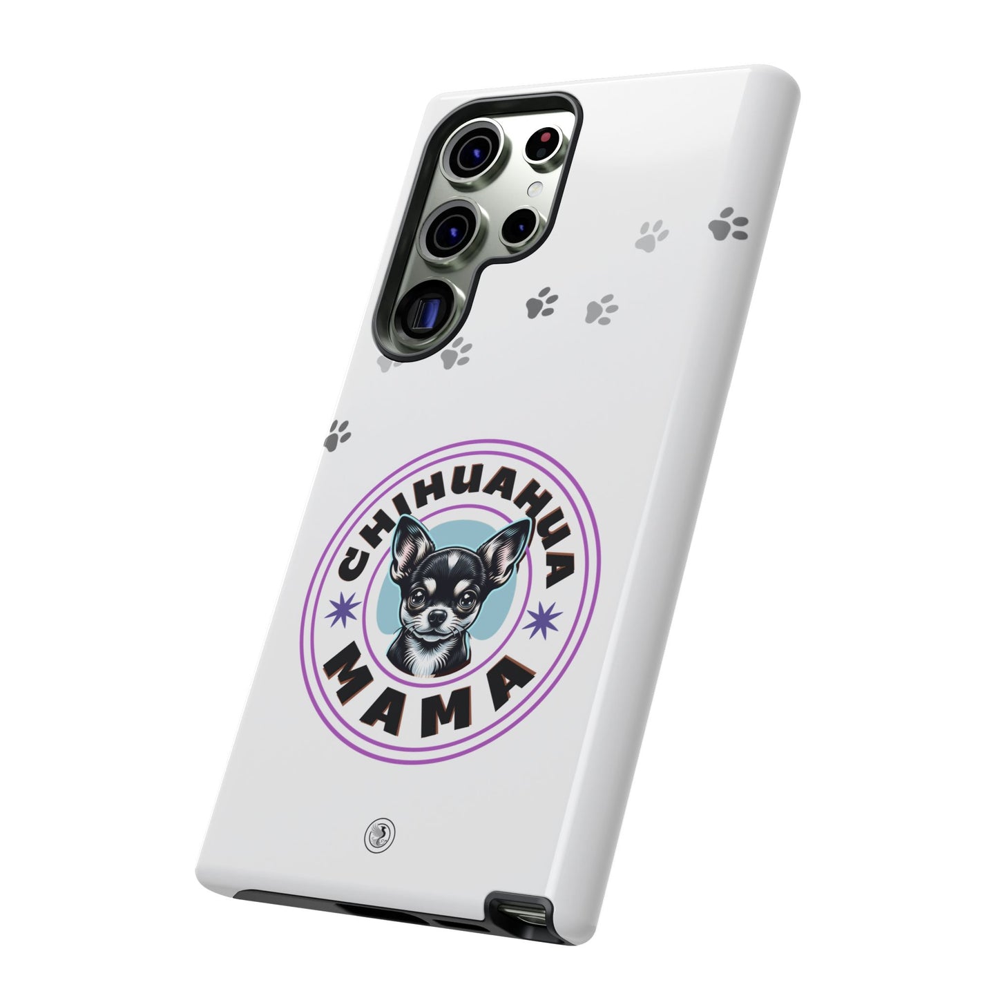 Chihuahua Mama - (Black) Tough Dual Layer Phone Case