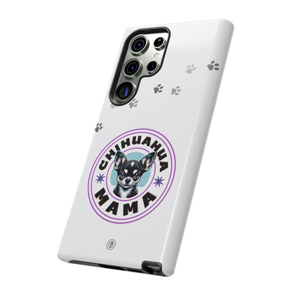 Chihuahua Mama - (Black) Tough Dual Layer Phone Case