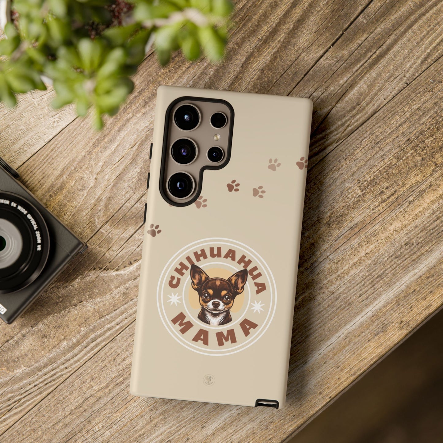 Chihuahua Mama - (Brown) Tough Dual Layer Phone Case