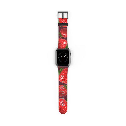 strawberry-frenzy-vibrant-red-exclusive-apple-watch-band-Dreamy Phoenix