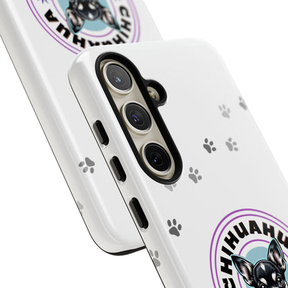 Chihuahua Mama - (Black) Tough Dual Layer Phone Case