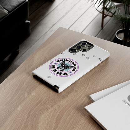 Chihuahua Mama - (Black) Tough Dual Layer Phone Case