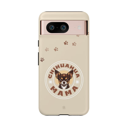 Chihuahua Mama - (Brown) Tough Dual Layer Phone Case