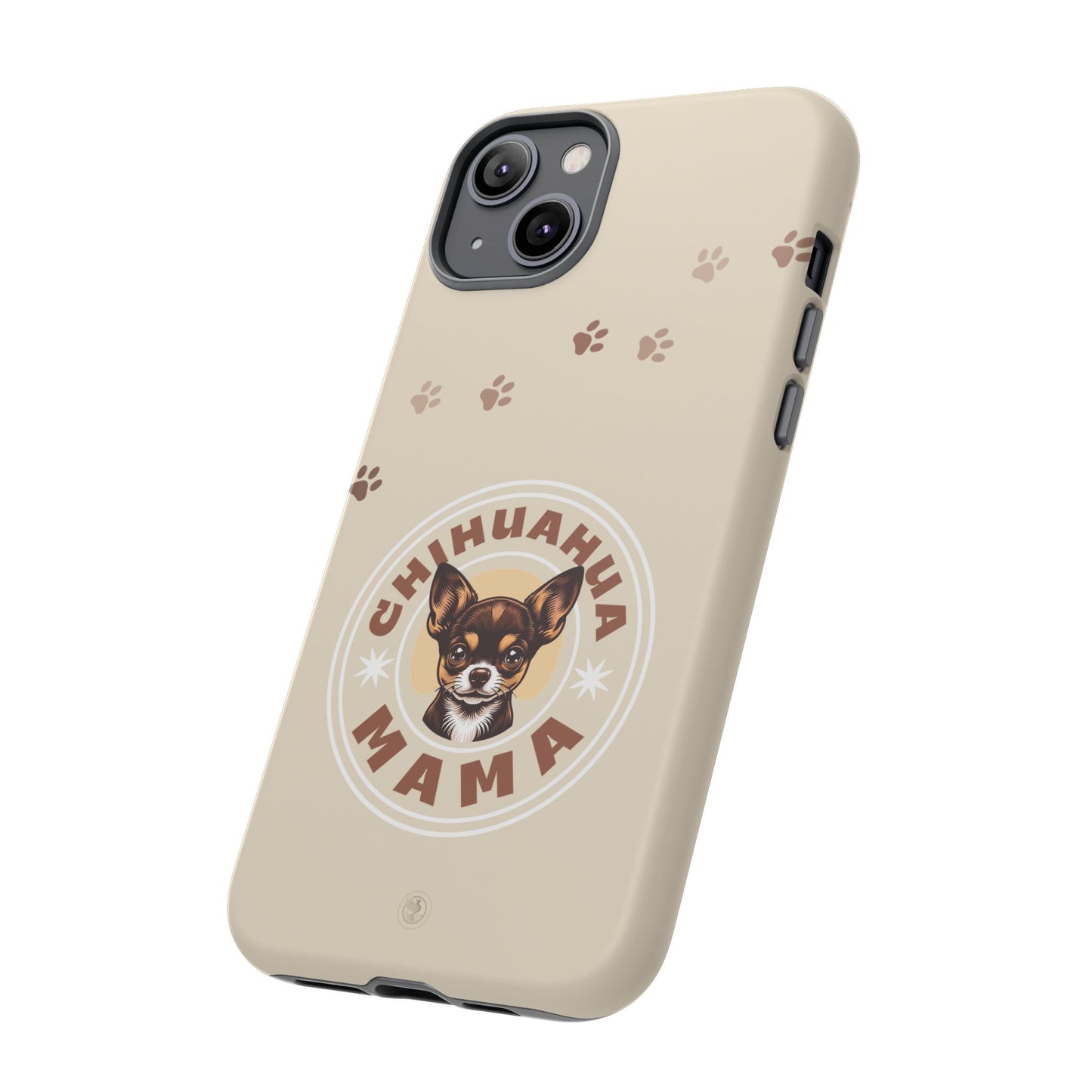 Chihuahua Mama - (Brown) Tough Dual Layer Phone Case