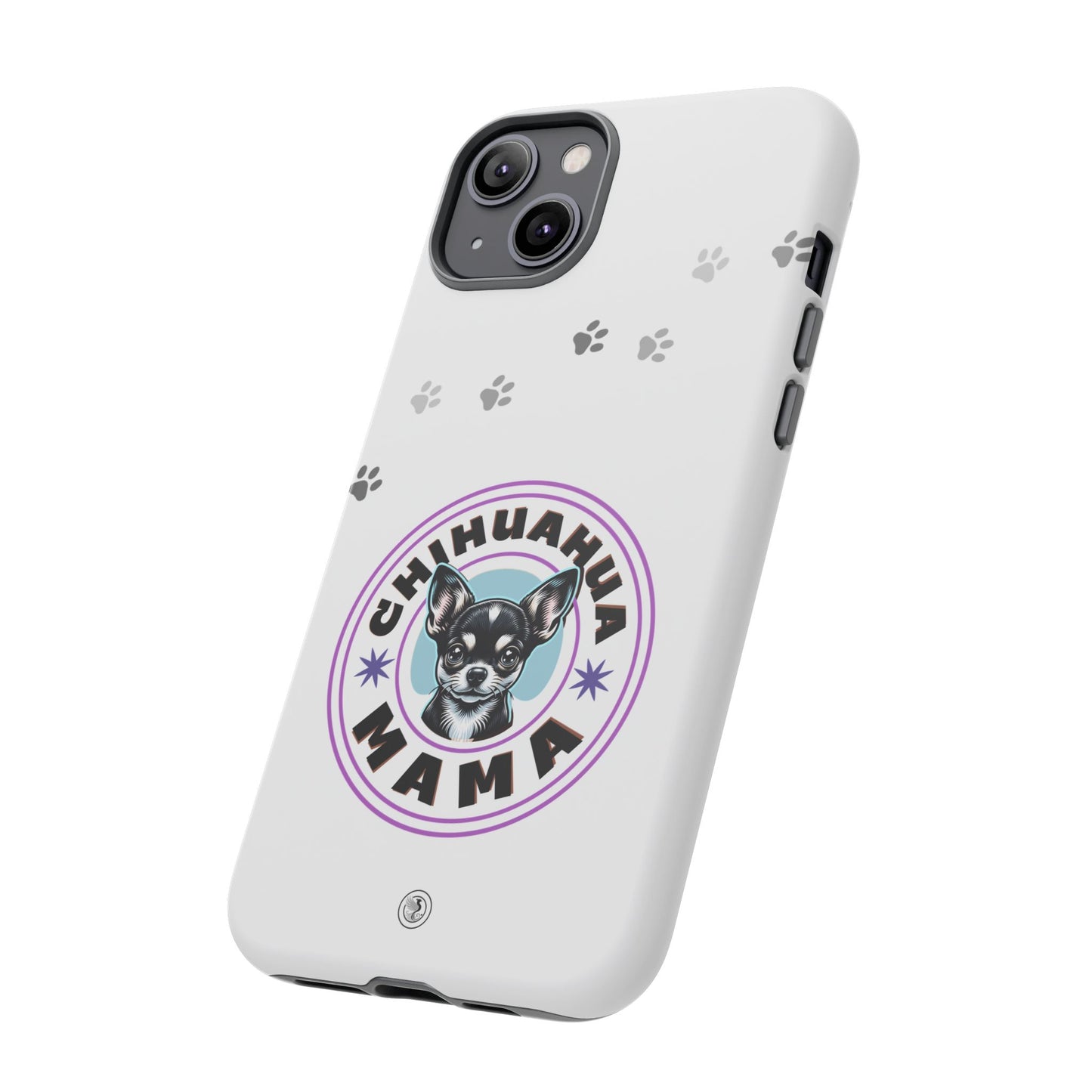 Chihuahua Mama - (Black) Tough Dual Layer Phone Case