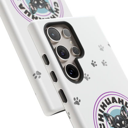 Chihuahua Mama - (Black) Tough Dual Layer Phone Case