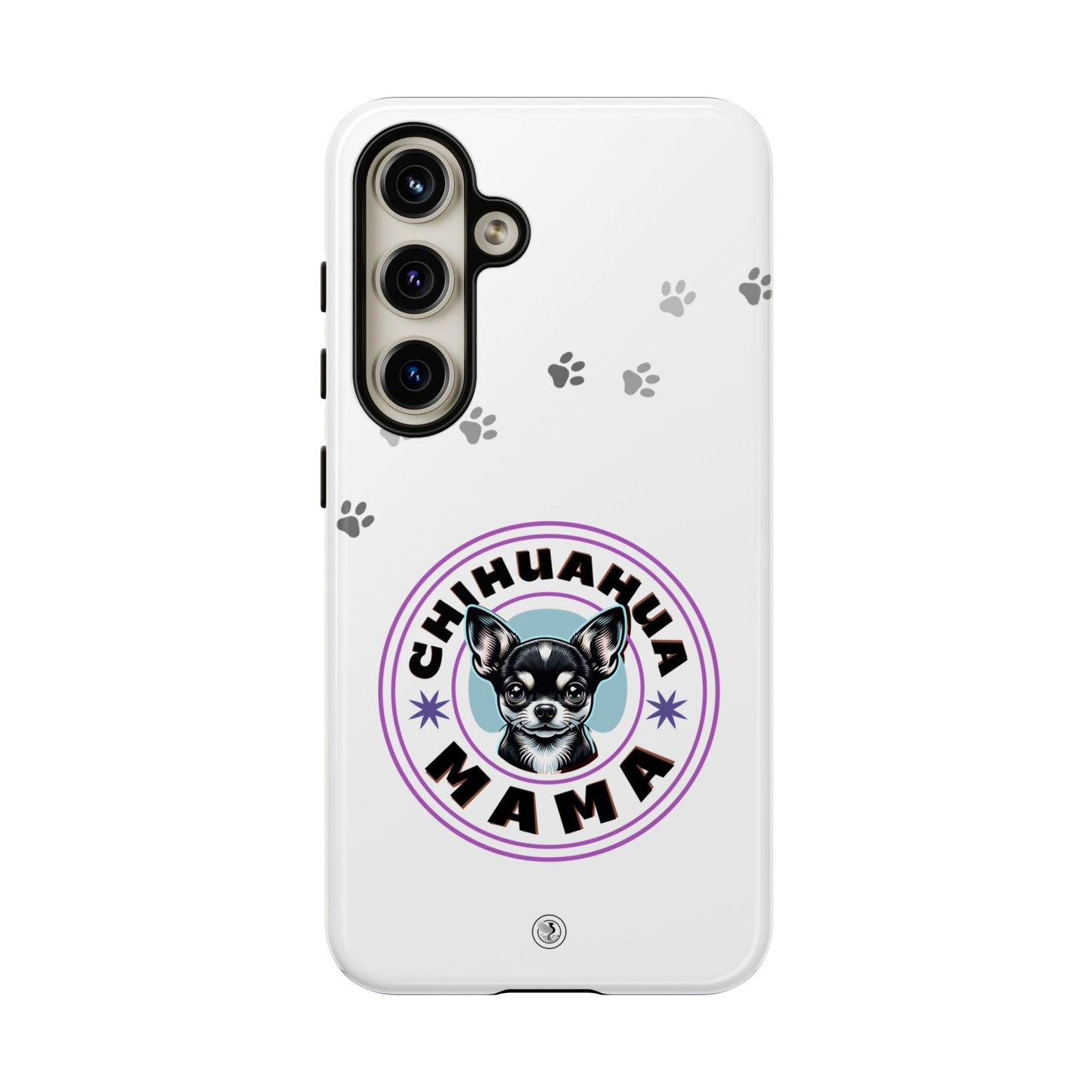 Chihuahua Mama - (Black) Tough Dual Layer Phone Case
