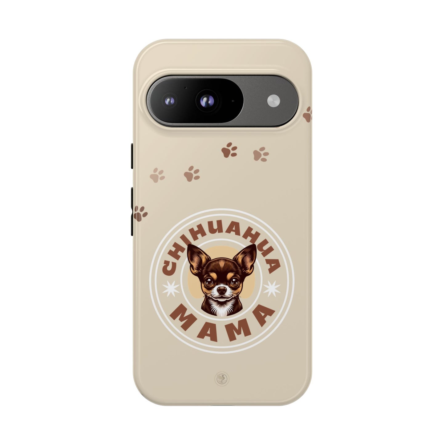 Chihuahua Mama - (Brown) Tough Dual Layer Phone Case