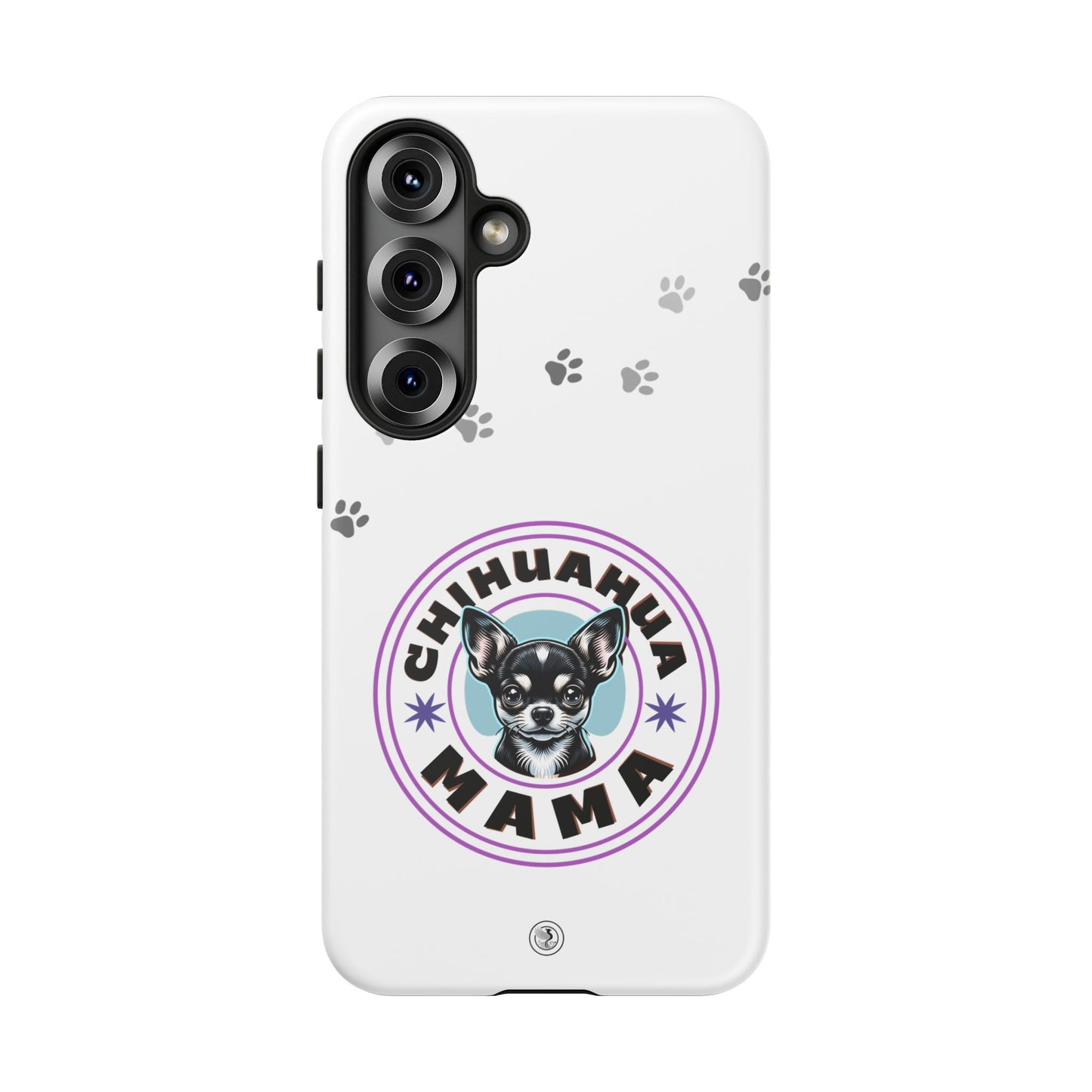 Chihuahua Mama - (Black) Tough Dual Layer Phone Case