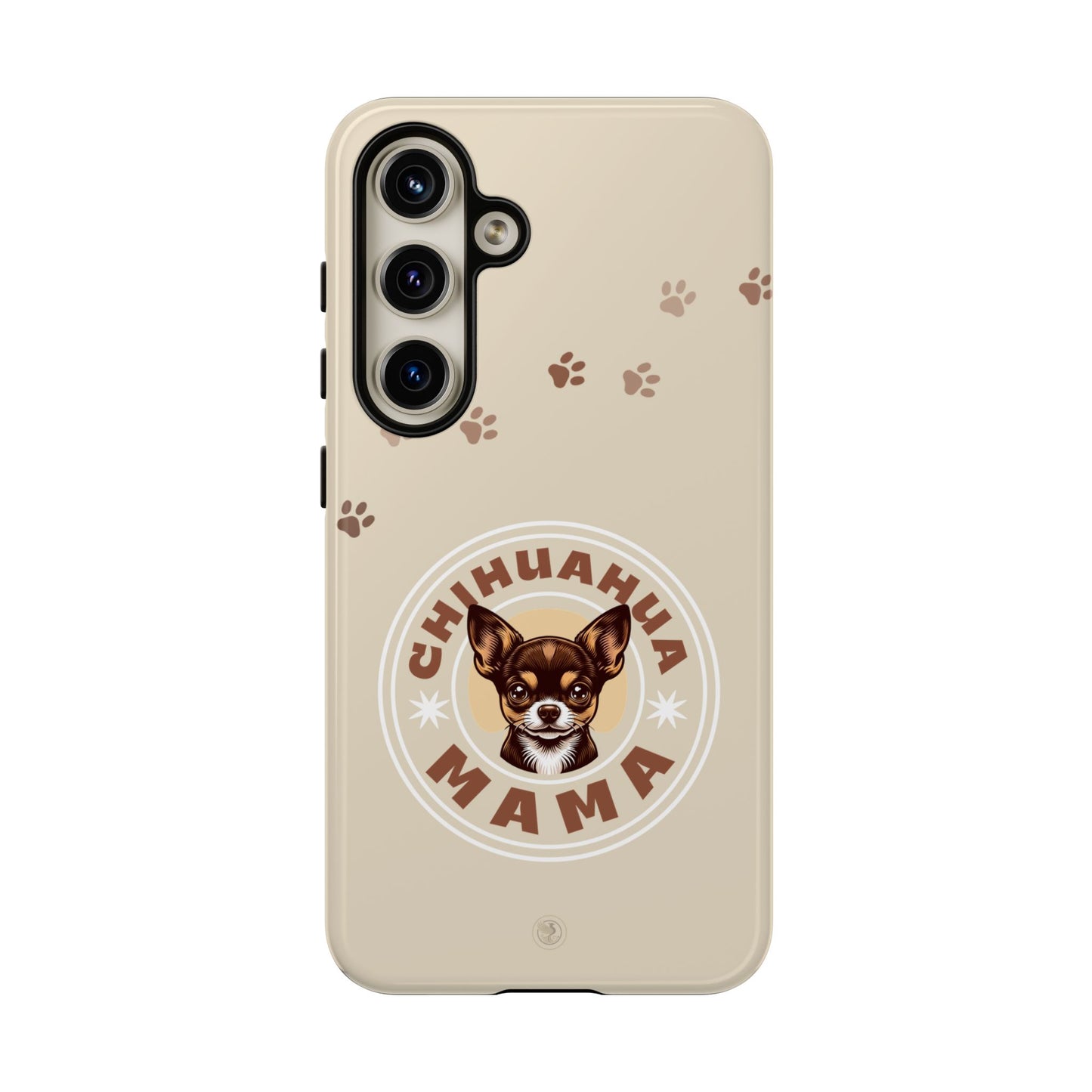 Chihuahua Mama - (Brown) Tough Dual Layer Phone Case