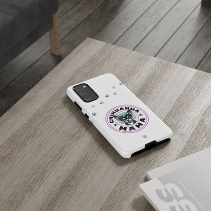 Chihuahua Mama - (Black) Tough Dual Layer Phone Case