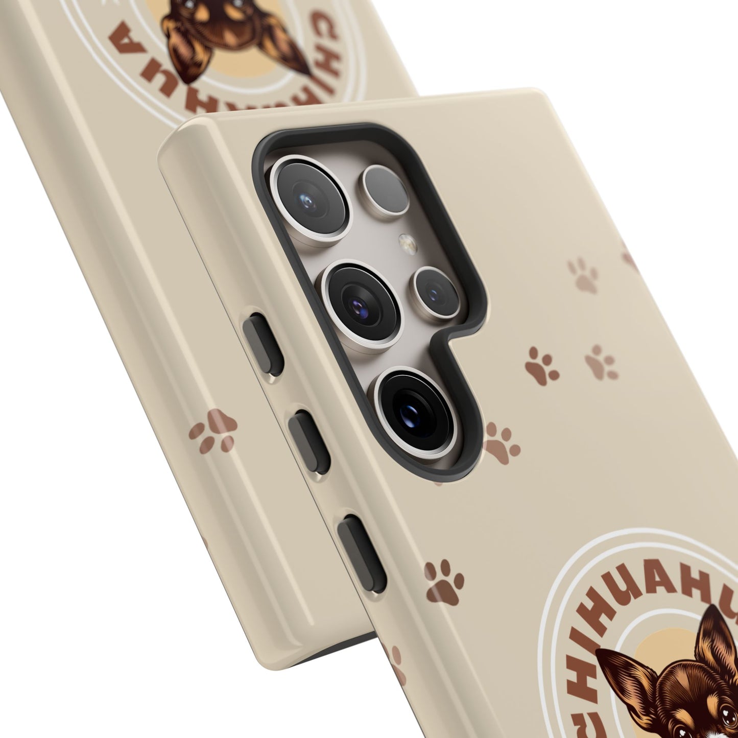 Chihuahua Mama - (Brown) Tough Dual Layer Phone Case