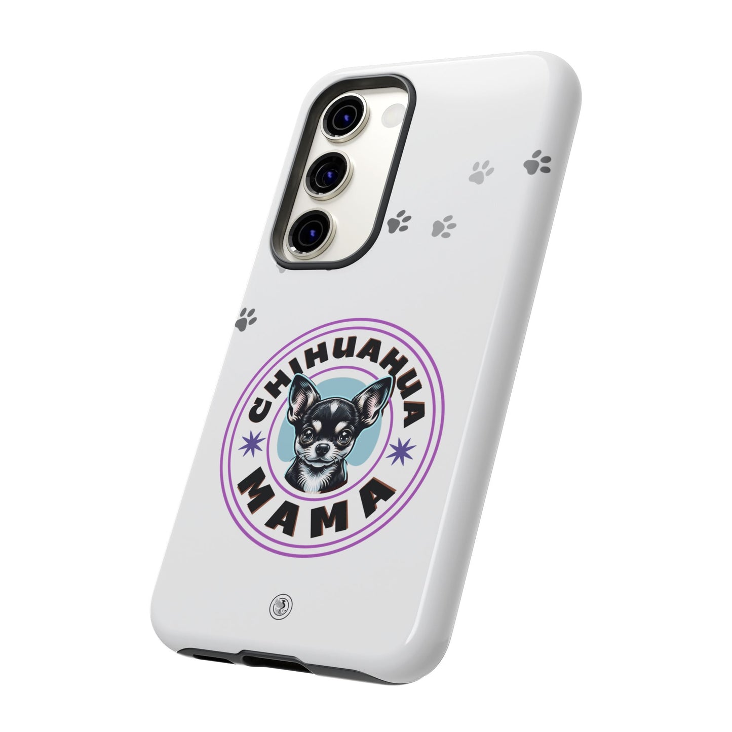 Chihuahua Mama - (Black) Tough Dual Layer Phone Case