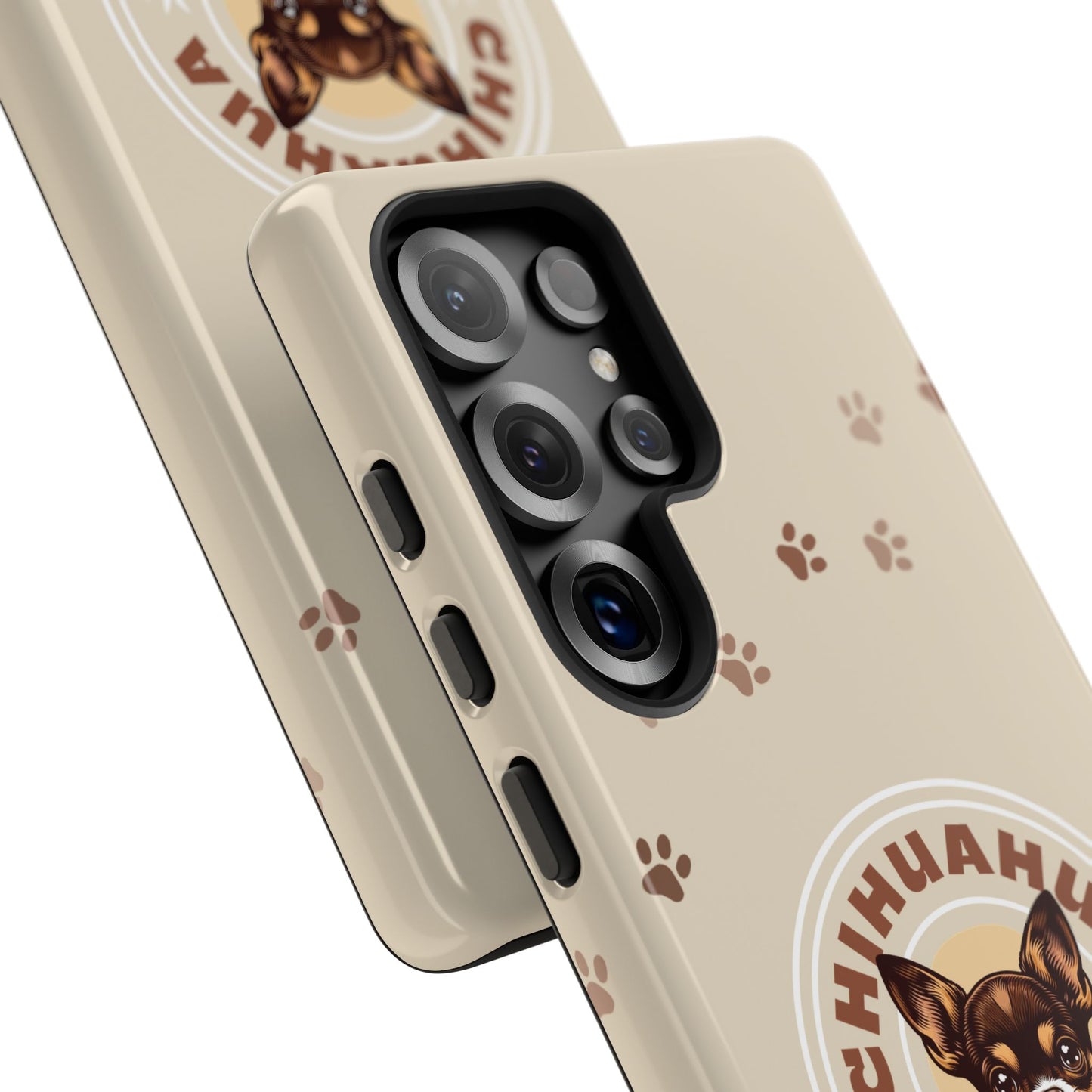 Chihuahua Mama - (Brown) Tough Dual Layer Phone Case