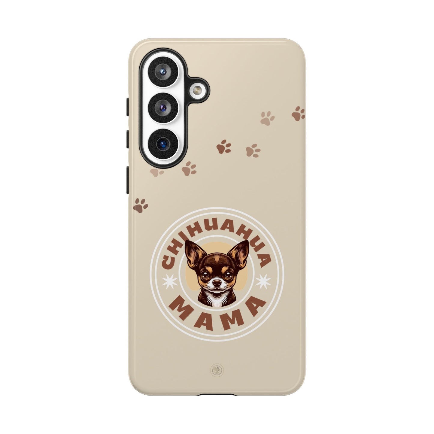 Chihuahua Mama - (Brown) Tough Dual Layer Phone Case