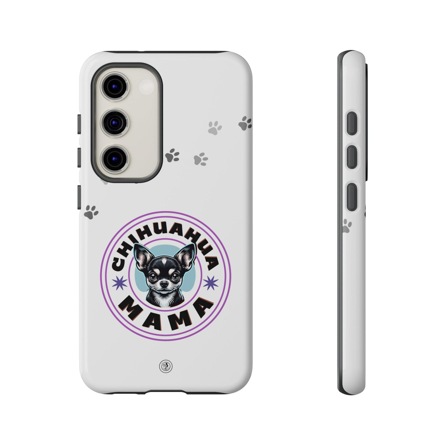 Chihuahua Mama - (Black) Tough Dual Layer Phone Case