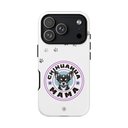 Chihuahua Mama - (Black) Tough Dual Layer Phone Case