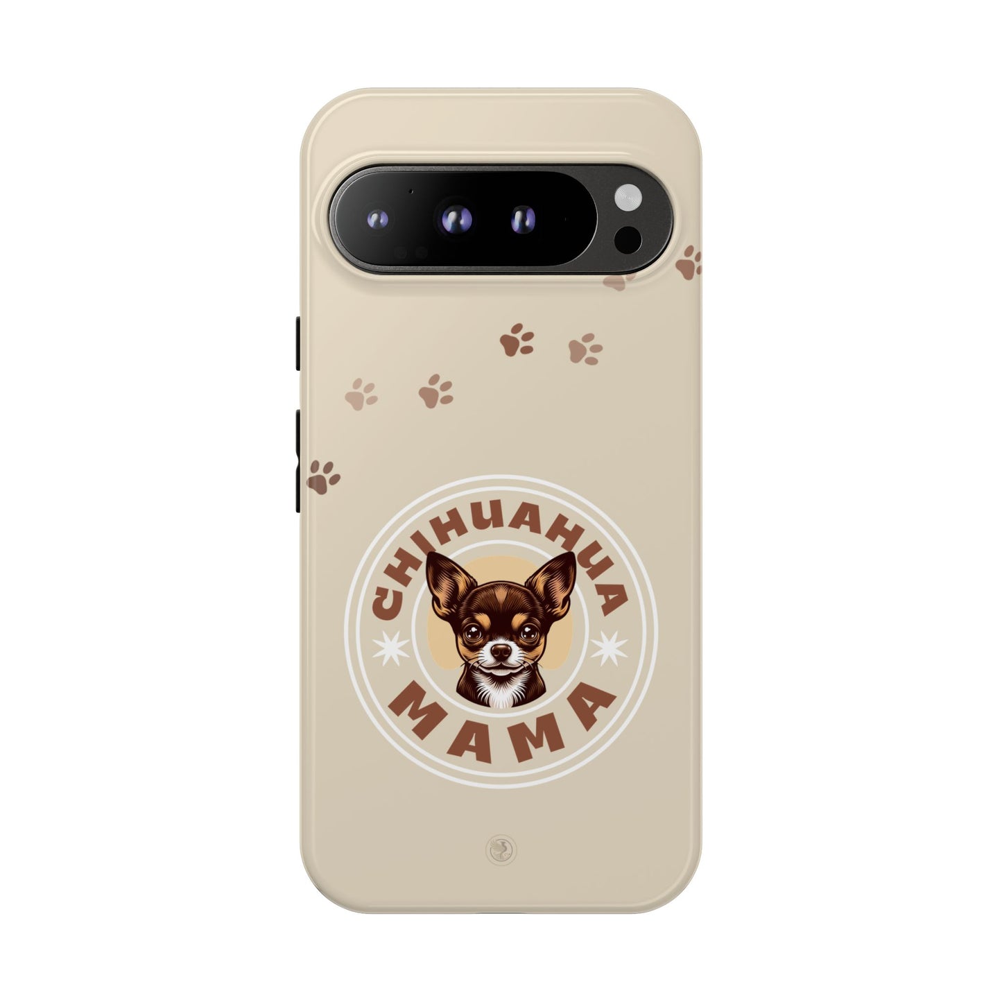 Chihuahua Mama - (Brown) Tough Dual Layer Phone Case
