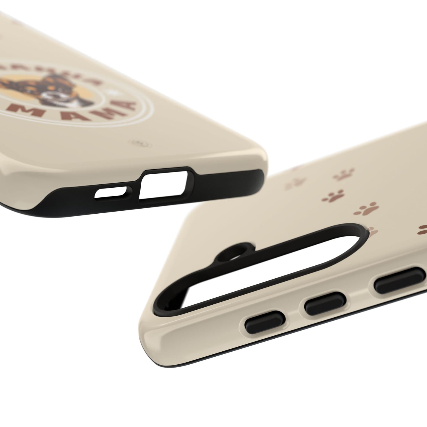 Chihuahua Mama - (Brown) Tough Dual Layer Phone Case