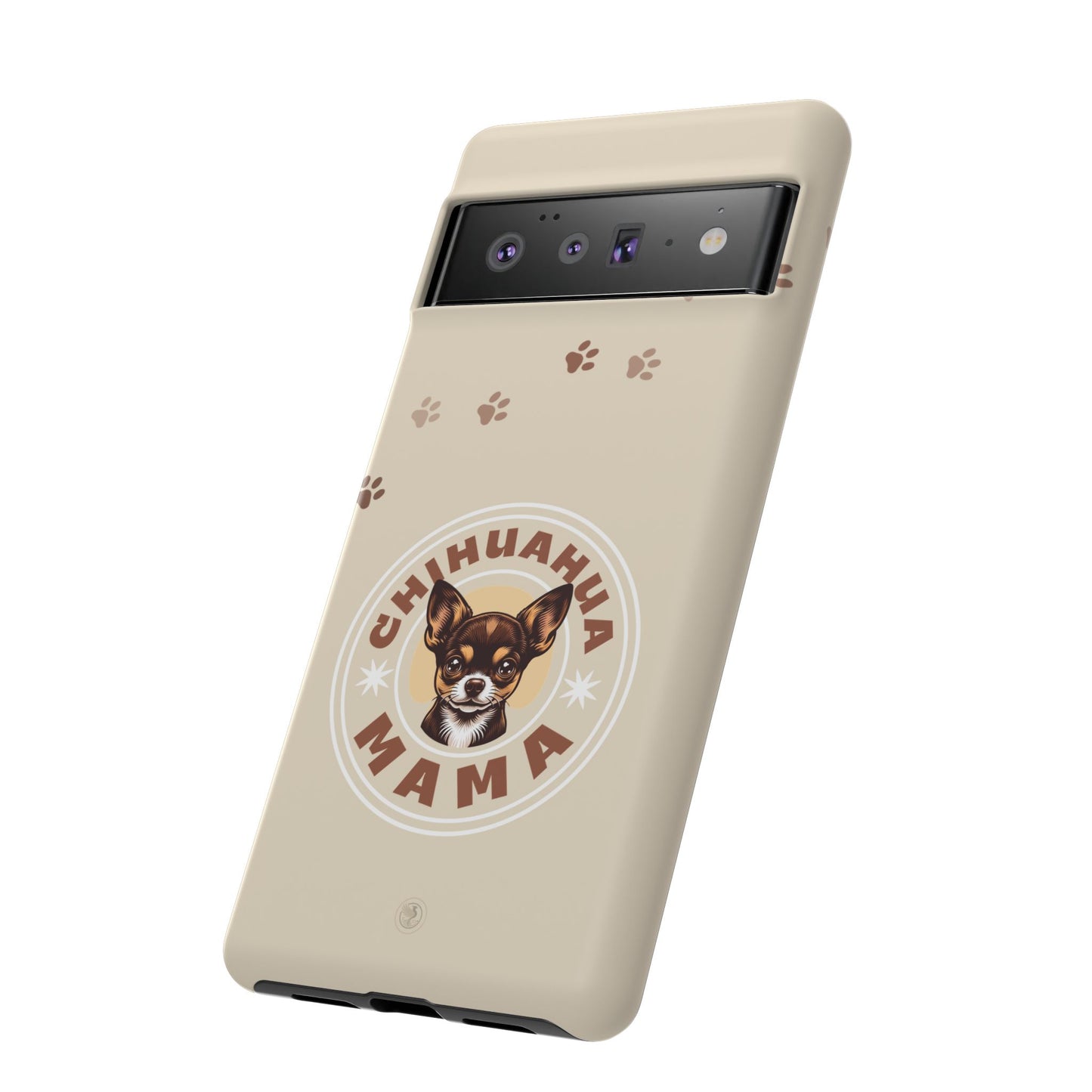 Chihuahua Mama - (Brown) Tough Dual Layer Phone Case
