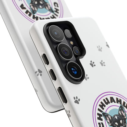 Chihuahua Mama - (Black) Tough Dual Layer Phone Case