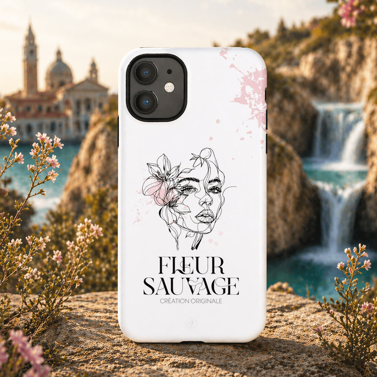 fleur-sauvage-wildflower-tough-white-fashion-Phone-Cover-exclusive-Dreamy Phoenix
