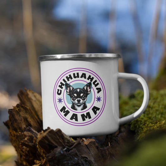 Chihuahua-Mama-enamel-mug-white-12-oz-right-Dreamy Phoenix