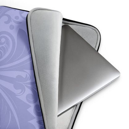 Velvet-Bloom-lilac-damask-laptop-sleeve-15-inch-product-details-Dreamy Phoenix