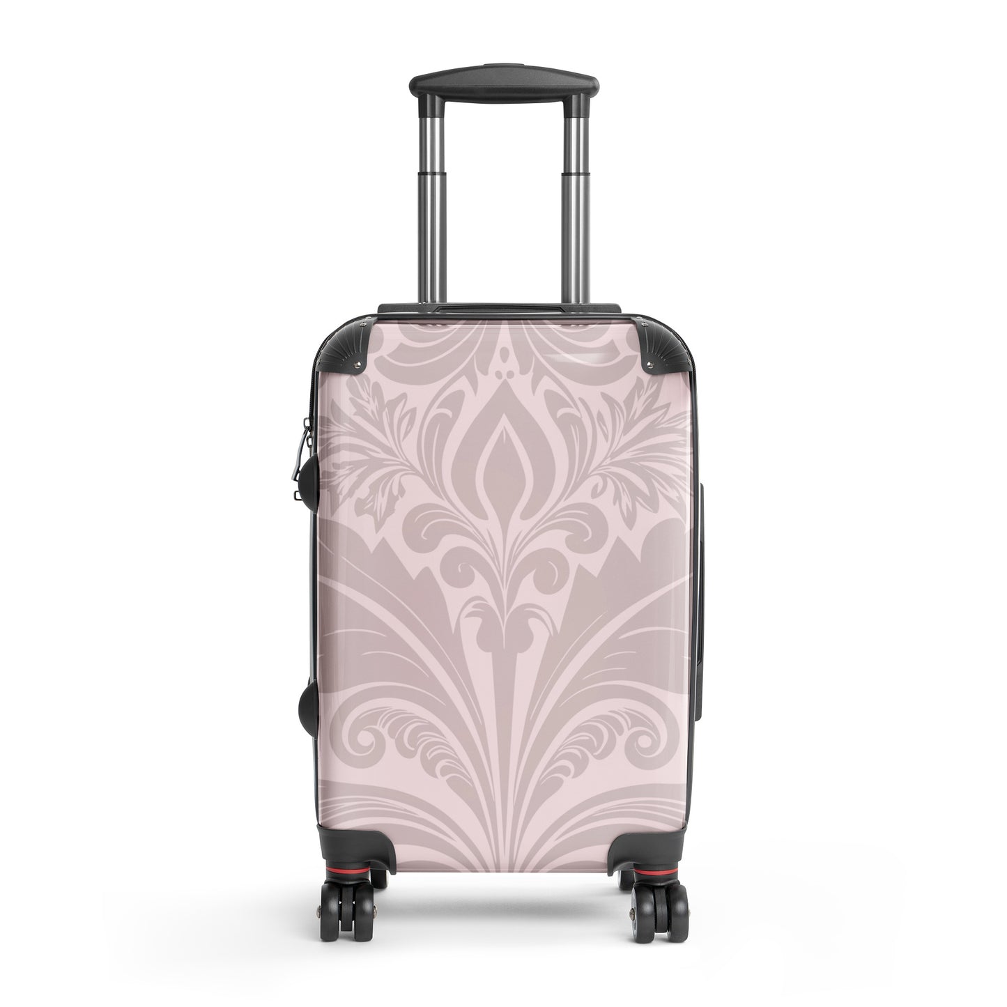 Floral-Bloom-damask-blush-colour-suitcase-small-front-Dreamy Phoenix