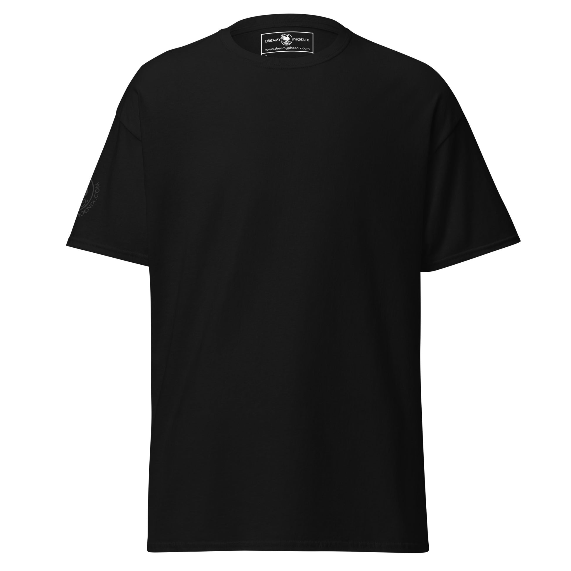 unisex-classic-tee-black-front-69d6ccdbce579 - Dreamy Phoenix