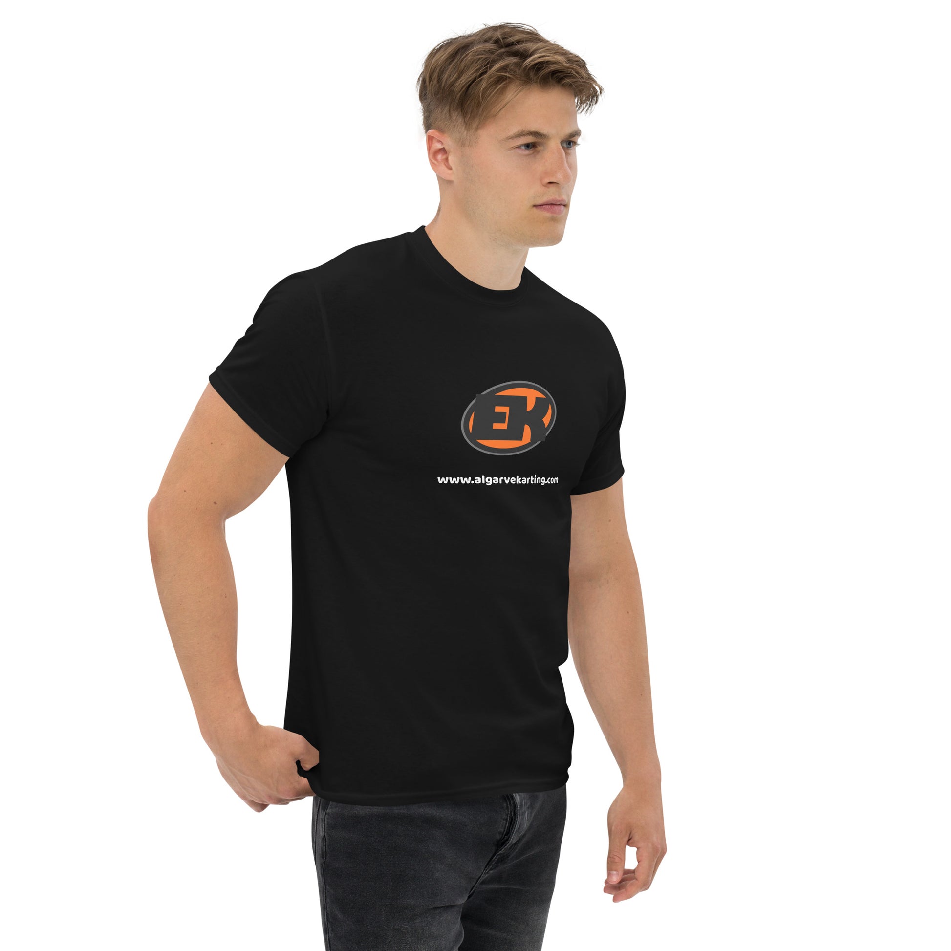 Electric-Karting-unisex-classic-tee-black-right-front-Dreamy Phoenix