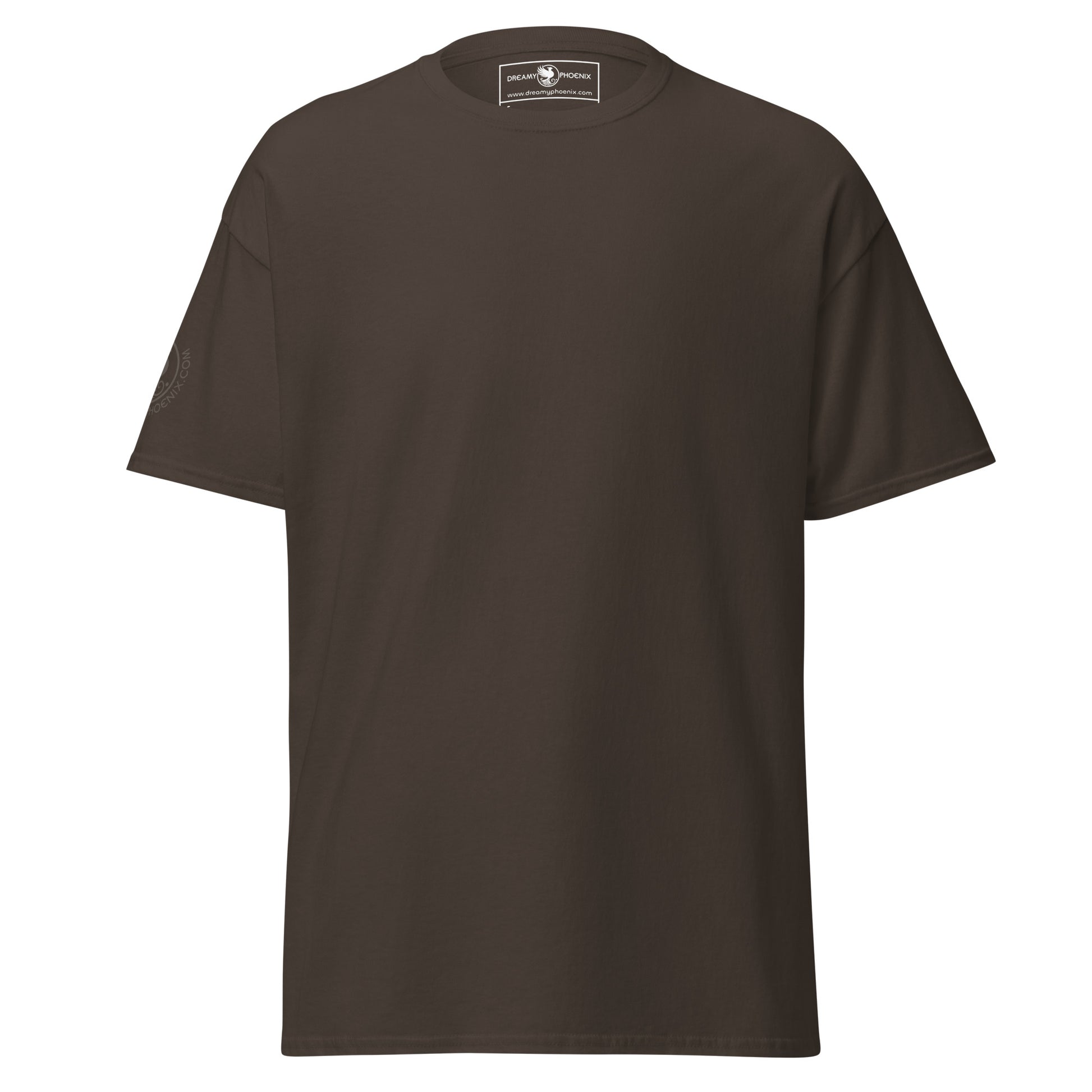 unisex-classic-tee-dark-chocolate-front-69d6ccdbdd0a3 - Dreamy Phoenix