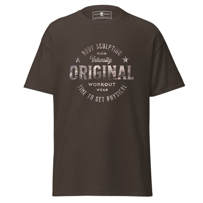 original-workout-wear-unisex-classic-gym-tee-chocolate-front-view-Dreamy Phoenix