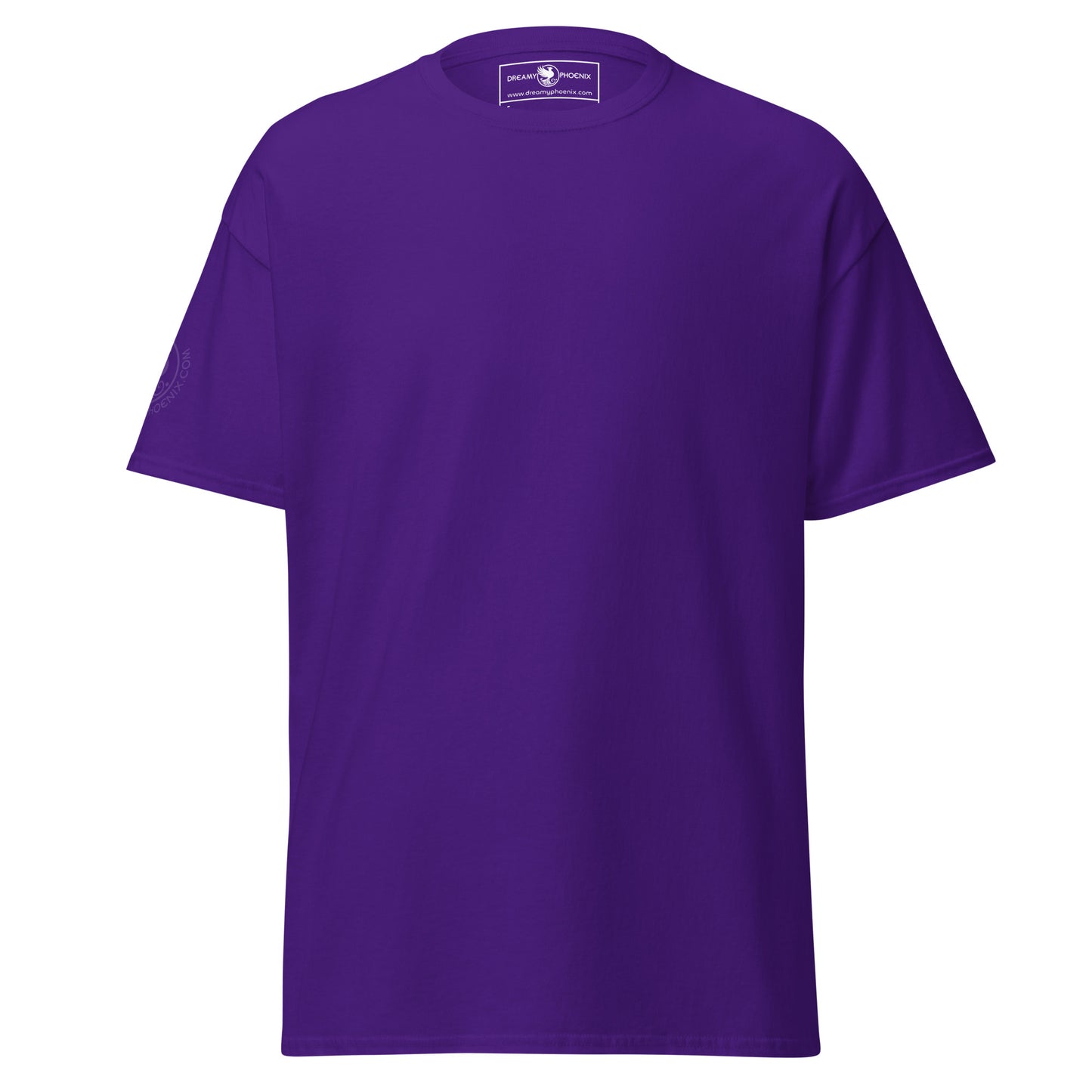unisex-classic-tee-purple-front-69d6ccdbd4600 - Dreamy Phoenix