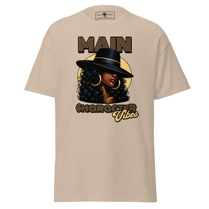 main-character-vibes-retro-motown-edition-classic-tee-sand-colour-front-exclusive-to-Dreamy Phoenix