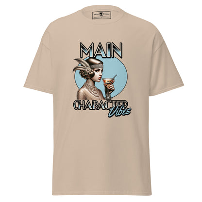 main-character-vibes-roaring-20s-edition-classic-tee-sand-front-exclusive-to-Dreamy Phoenix