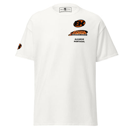 personalised-electric-karting-unisex-classic-tee-white-colour-back-view-Dreamy Phoenix