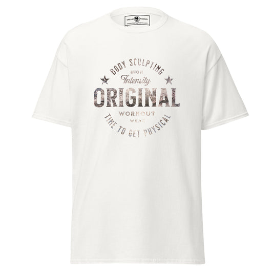 original-workout-wear-unisex-classic-gym-tee-white-front-view-Dreamy Phoenix