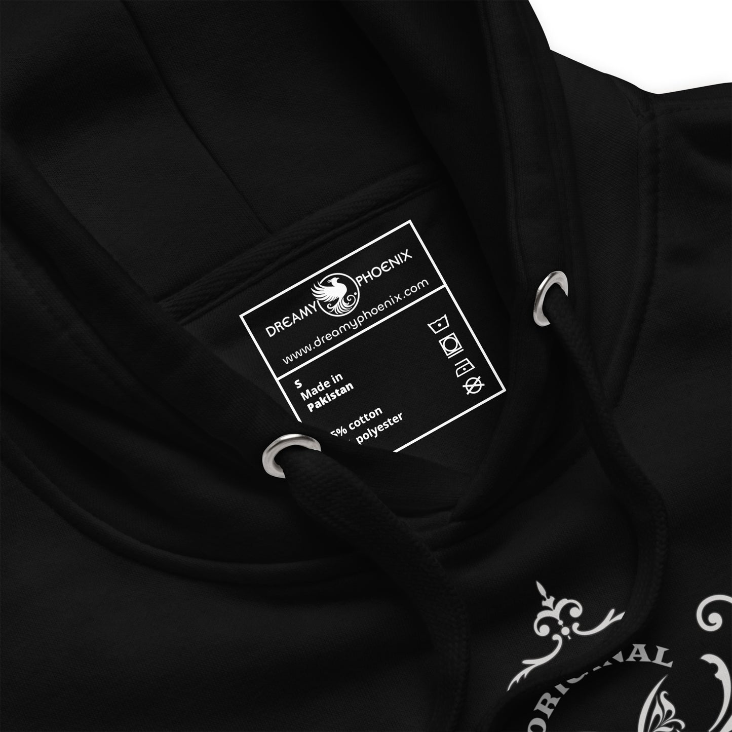 unisex-premium-pullover-hoodie-black-product-details-6a160b3e1e0da - Dreamy Phoenix