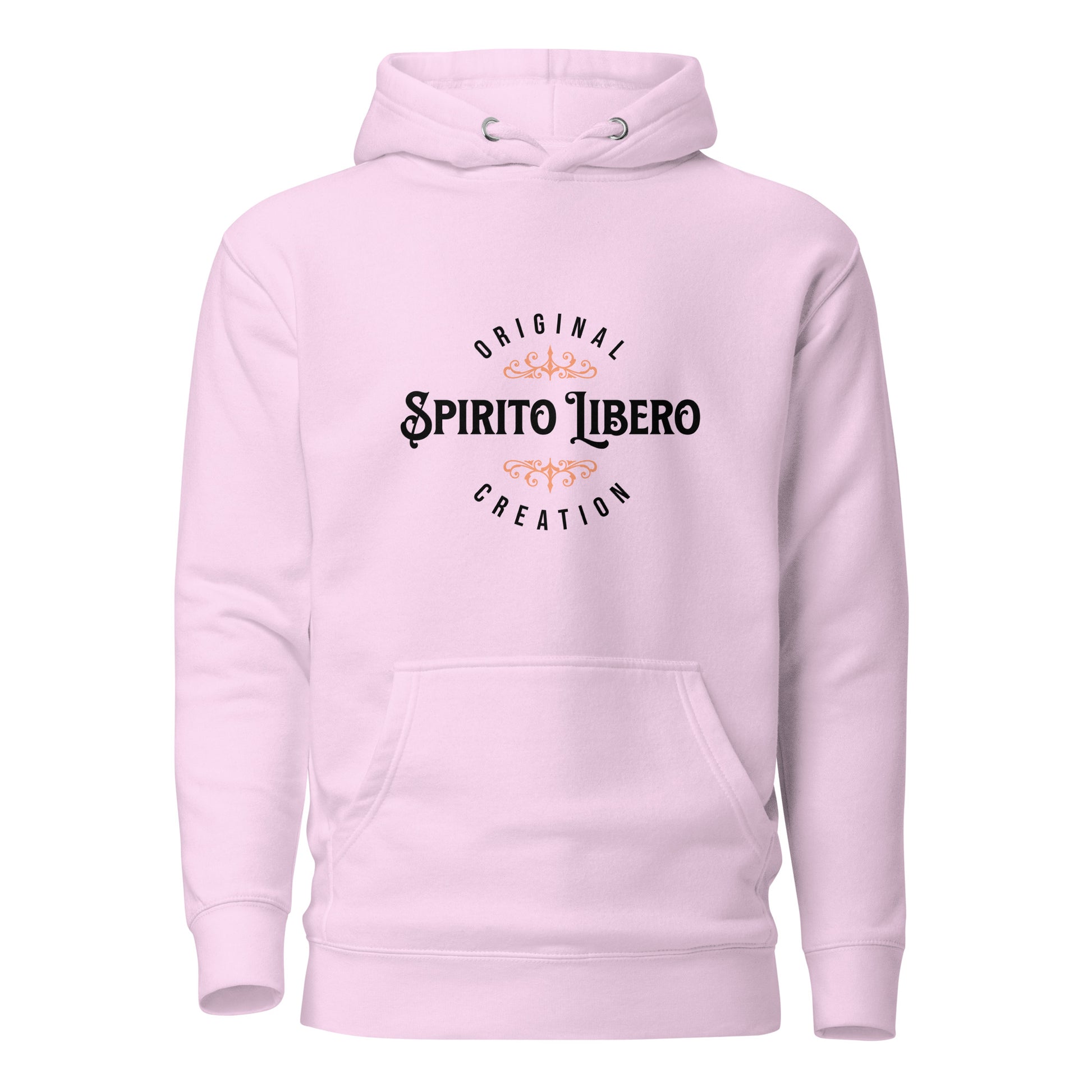 spirito-libero-free-spirit-unisex-premium-pullover-hoodie-lavender-colour-front-view-Dreamy Phoenix