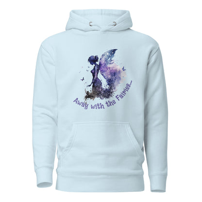 away-with-the-fairies-whimsical-unisex-premium-pullover-hoodie-light-blue-colour-front-view-Dreamy Phoenix