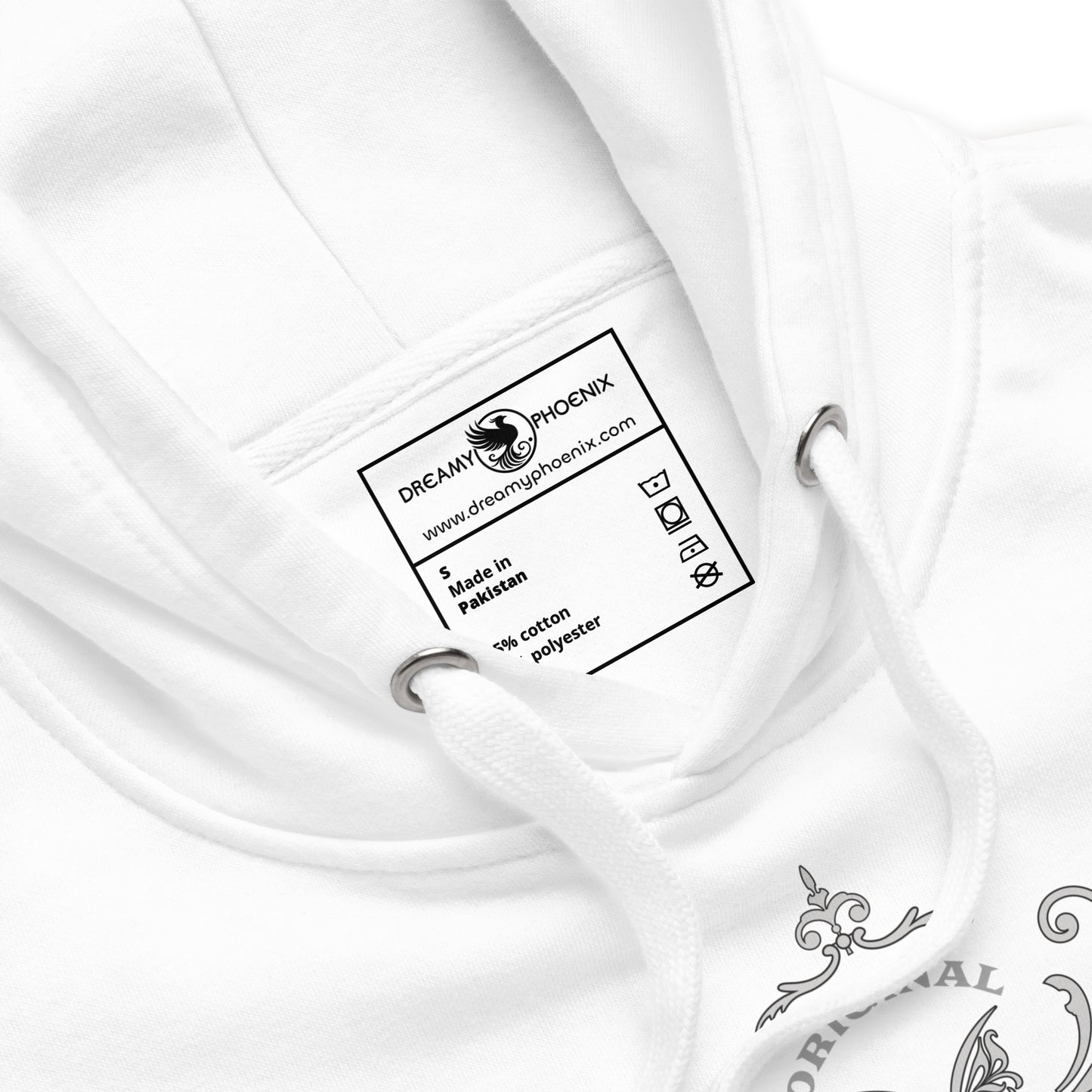 unisex-premium-pullover-hoodie-white-product-details-6a160b3e1ee52 - Dreamy Phoenix